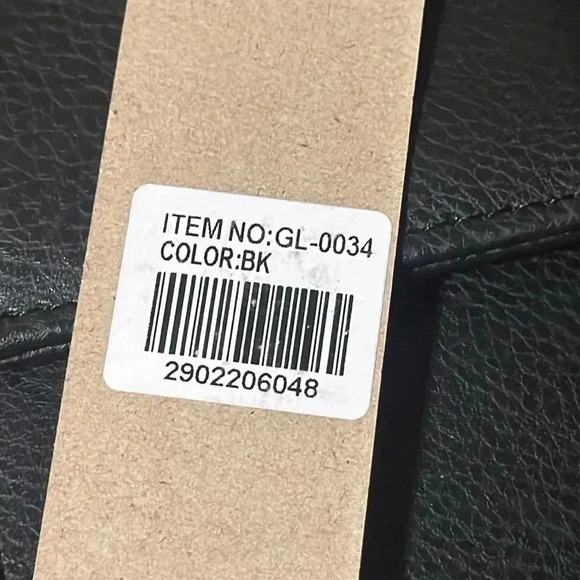 NWT Black Leather Cell iPhone Crossbody Cell Phone Bag Case Credit Card Slots - Picture 4 of 7